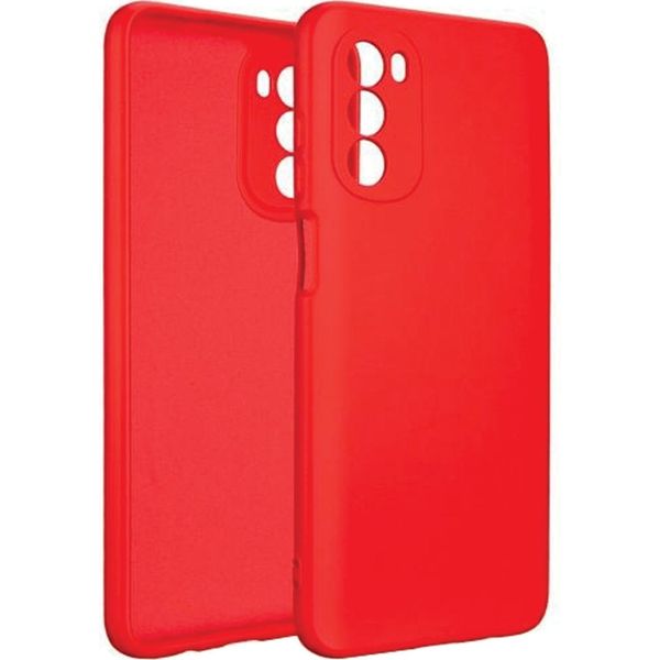 Custodia In Silicone Beline Motorola Moto G52 Rosso/Rosso-image