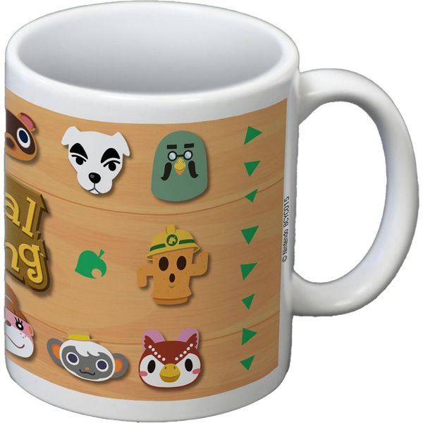 Animal Crossing - Tazza Da Caffè, Faccia Da Disegno PM12572 (Taglia Unica) (Marrone)-image