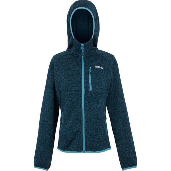 Regatta - Giacca In Pile "Newhill"" Da Donna, Con Cappuccio RG12331 (36 It) (Blu Brillante)"-image