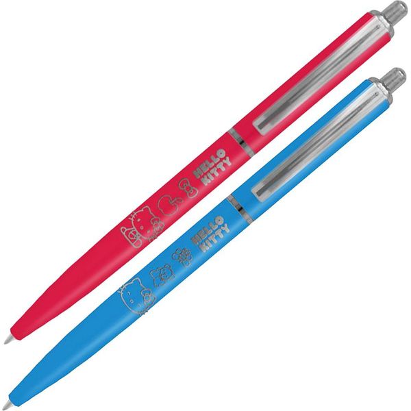 Hello Kitty - Penna A Scatto (Confezione Da 2) TA13657 (Taglia Unica) (Rosa/Blu)-image