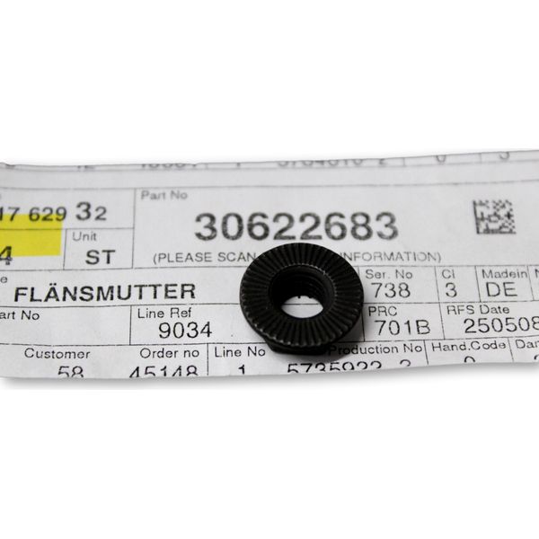 Volvo S60 S90 V60 V90 XC60 XC90 Dado Flangia Telaio Sedile Oe 30622683-image