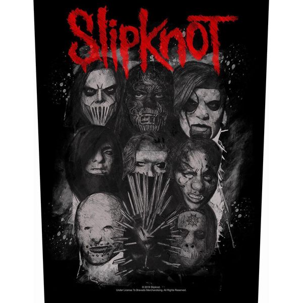Slipknot - Maschere - Toppa "We Are Not Your Kind"" RO3720 (Taglia Unica) (Nero/Grigio/Rosso)"-image