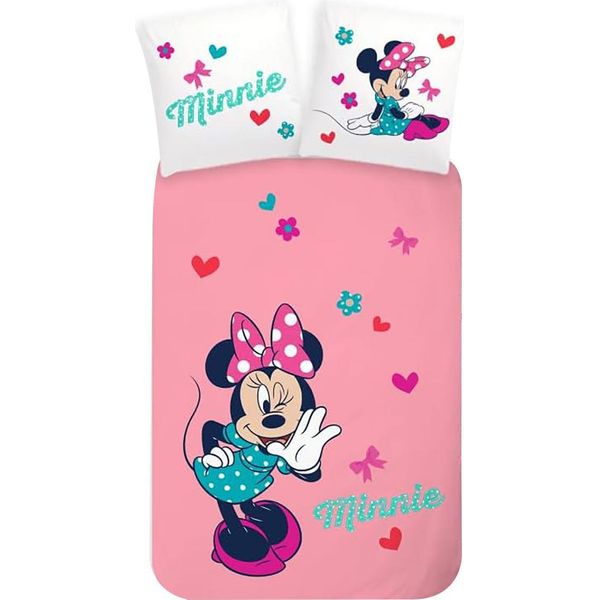 Biancheria Da Letto Per Bambini Disney Minnie Whisper 100×135 Cm, 40×60 Cm-image