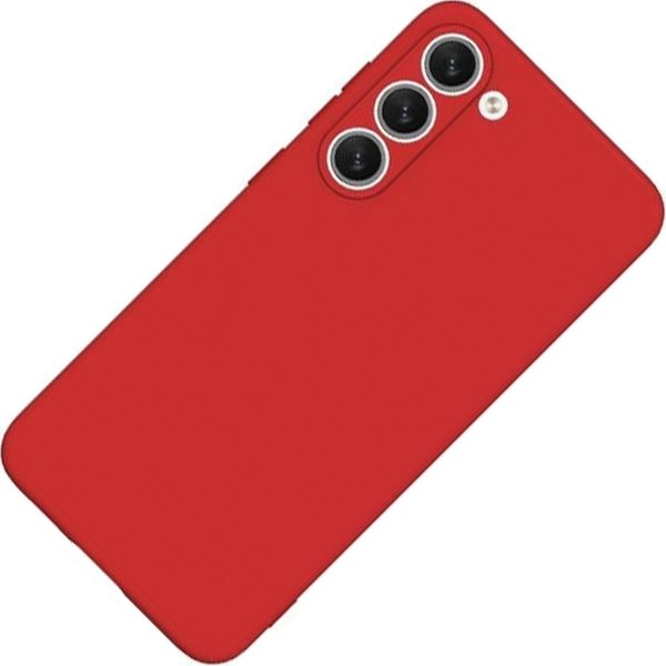 Custodia In Silicone Beline Samsung S23 S911 Rosso/Rosso-image