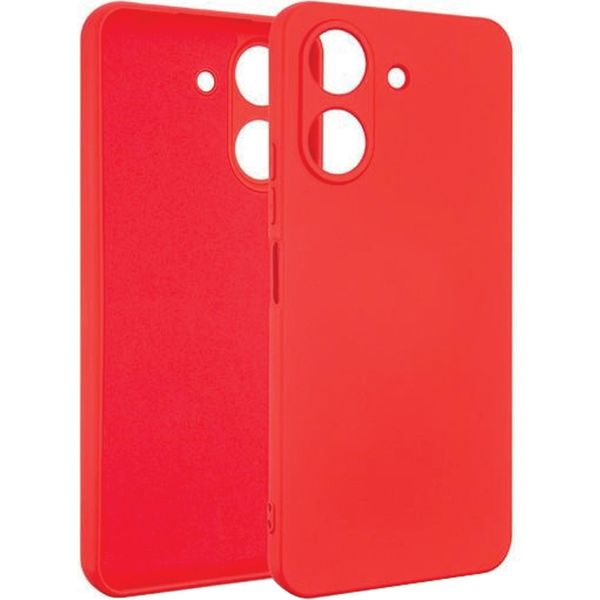Beline Custodia Silicone Xiaomi Redmi 13C Rosso/Rosso Poco C65 Custodia Protettiva Cover-image