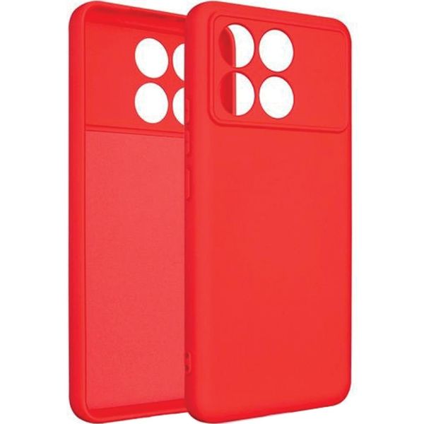 Custodia In Silicone Beline Xiaomi Poco F6 Pro Rosso/Rosso Custodia Protettiva-image
