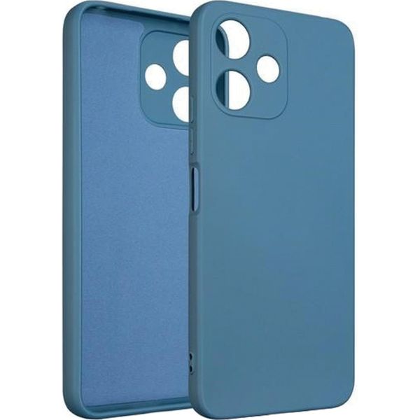 Beline Custodia Silicone Xiaomi Redmi 12 Blu/Copertura Protettiva Blu-image