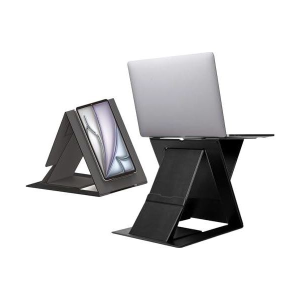 Scrivania Portatile Moft Z Invisible Thin Stand, Angolo Di Seduta/Stand Regolabile, Compatibile Con La Maggior Parte Dei Computer Portatili (Nero)-image