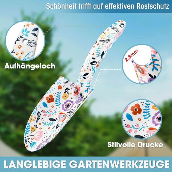 Set Di Attrezzi Da Giardino Workpro, 4 Pezzi, Confezione Regalo Di Attrezzi Da Giardino, Pala, Cesoie, Guanti Con Artiglio, Regali Per Giardinieri, Regalo, Bianco-image