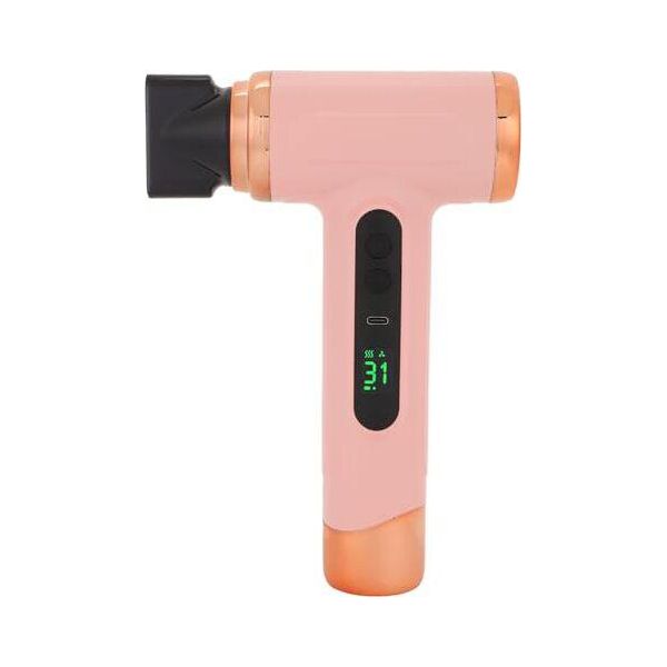 Asciugacapelli A Batteria, 15.000 Mah, 200 W, Alta Velocità, Basso Rumore, Asciugacapelli 2 Con Indicatore Di Temperatura Per Casa, Camera Da Letto, Bagno E Cucina-image