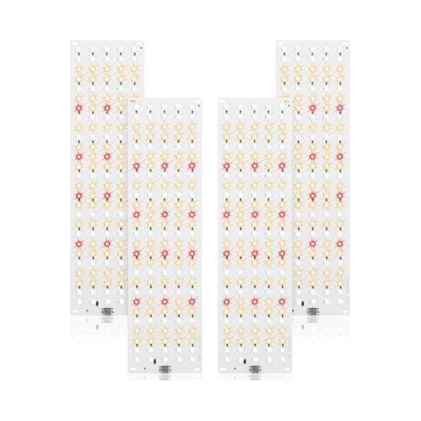 540 Led Lampada Per Piante, Led A Spettro Completo, Confezione Da 4 Luci, Luce Di Crescita 3/9/12H Timer 10 Tipi Di Luminosità Luminosità Piante Da Interno-image