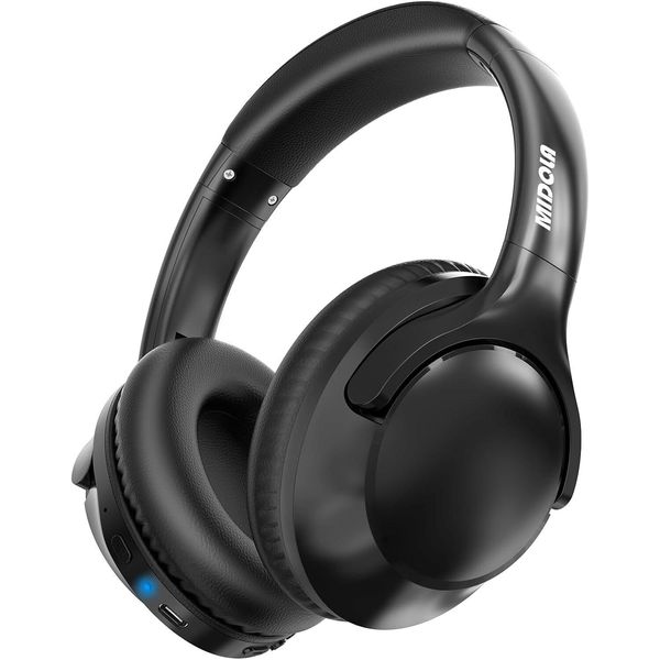 Cuffie Over-Ear Bluetooth, Autonomia 68H, 6 Eq, Wireless Con Microfono, Hi-Fi Stereo, Pieghevoli, Leggere, Bassi Profondi, Per Viaggi, Casa, Ufficio-image