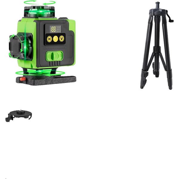 Livella Laser, 16 Linee, Batterie Ricaricabili, Set Verde-image