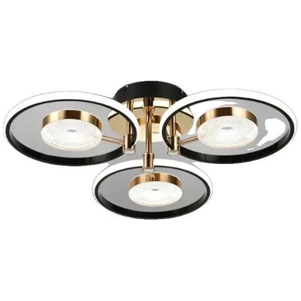 Plafoniera, Design Moderno E Minimalista, Funzione Dimmerabile, B 6 Teste, 3 Colori No Telecomando-image