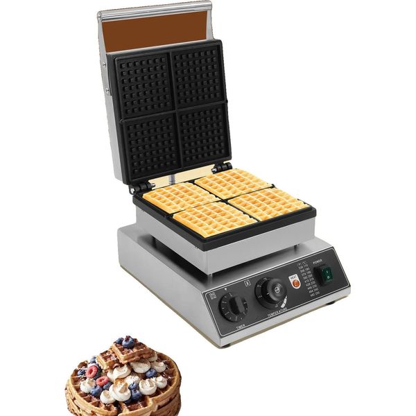 Ferro Da Stiro Per Waffle, Rivestimento Antiaderente, Regolazione Della Temperatura Regolabile, 4-image