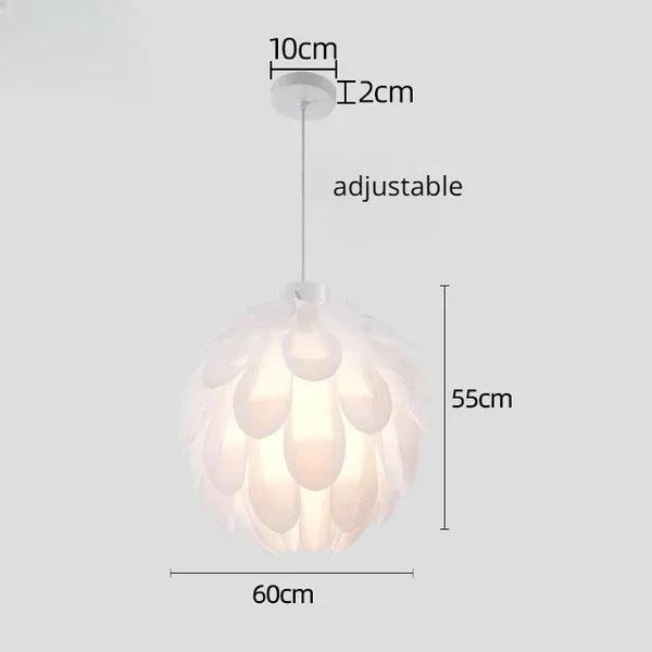 Lampada A Sospensione, Design Elegante, Efficienza Energetica, A4, Luce Calda, A4, Luce Calda-image