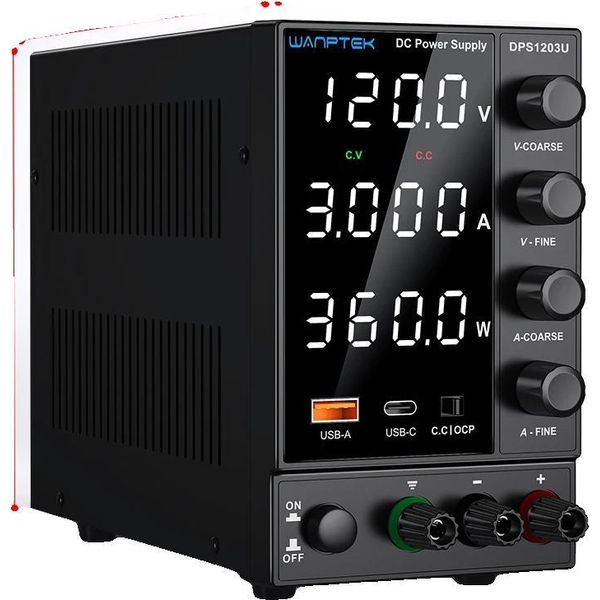 Alimentatore Cc, Tensione Regolabile, Più Opzioni Di Modello, 0-120V 0-3A-A, 0-120V 0-3A-A-image
