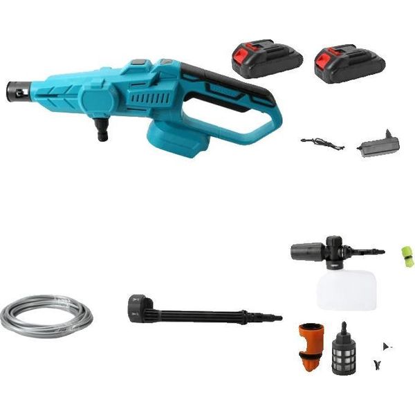 Idropulitrice, Funzionamento A Batteria, Potente Motore Brushless, 2 Batterie-image