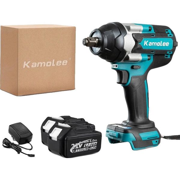 Avvitatore A Impulsi, Coppia 1800 N.M, Motore Brushless, Batteria 2X6.0Ah, Eu-image
