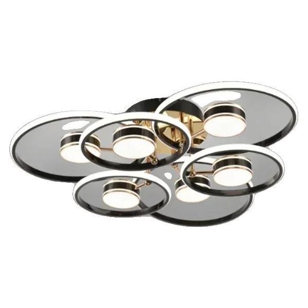 Lampada Da Soffitto, Design Moderno E Minimalista, Funzione Dimmerabile, A 12 Teste, 3 Colori No Telecomando-image