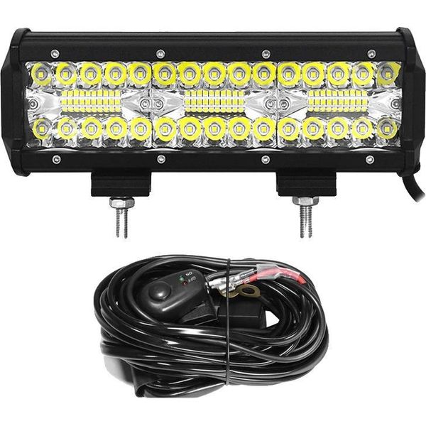 Striscia Luminosa A Led, Alta Luminosità, Design Impermeabile, 9In 180W Con Cavo-image