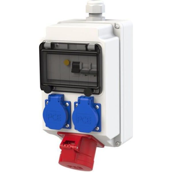 Distributore A Parete In Plastica Pce Lech Bv 16/5 2Xssd M25O Vc Pc-image