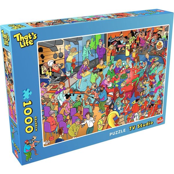 Puzzle Di Goliath - That's Life Tv Studio 1000 Teile Cartoon Puzzle-image