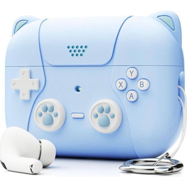 Inf Custodia Protettiva In Silicone Per Apple Airpods Pro 3 - Antigraffio Blu-image