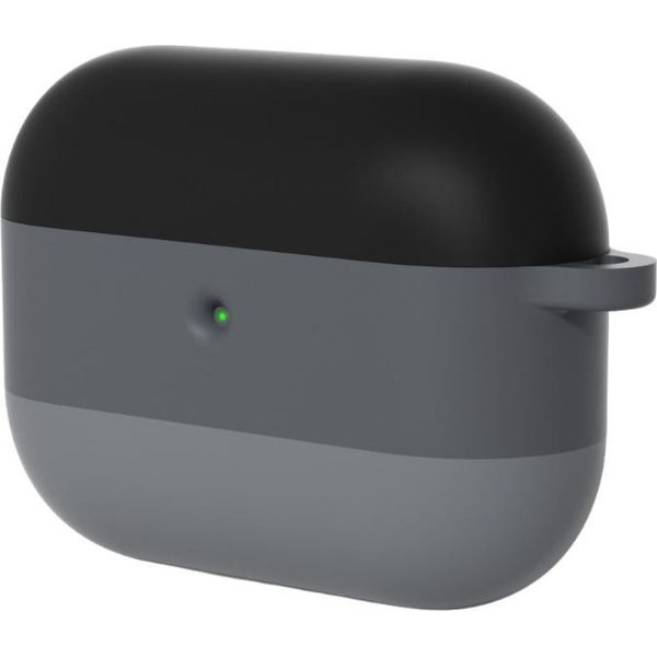 Inf Custodia Protettiva In Silicone Gradiente Per Apple Airpods Pro 3 Con Portachiavi Nero-image