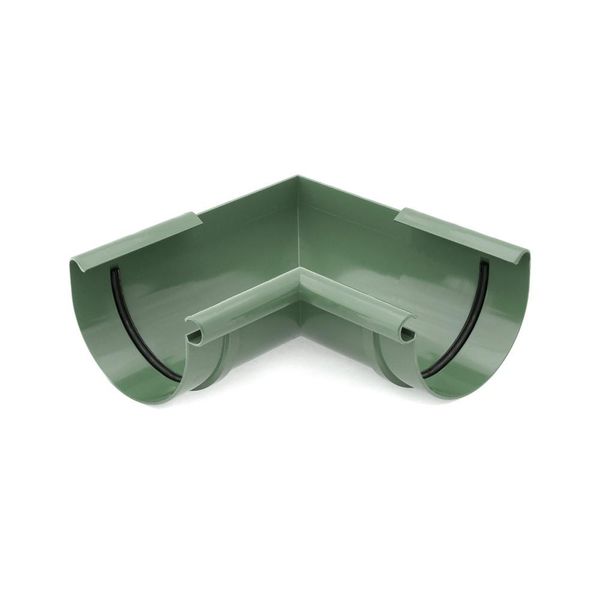 Bryza Grondaia Angolare In Plastica Interna Ø 125 Mm, Verde Ral 6020-image