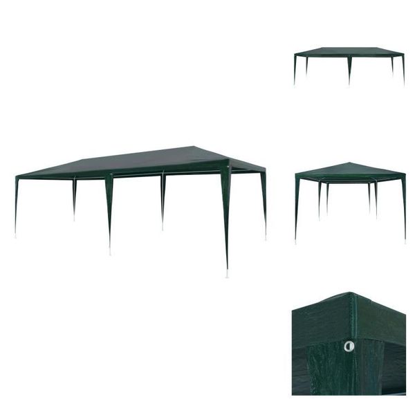 Vidaxl Tenda Per Feste 3X6 M Pe Verde - Padiglioni E Tende Per Feste-image
