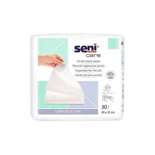 Seni Care Salviette Igieniche Air-Laid - Confezione Da 30 Pz| (30 Pz)-image