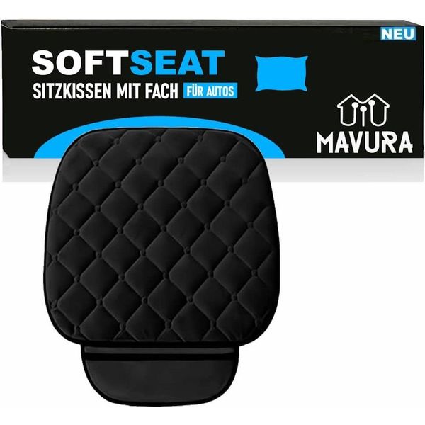Softseat Cuscino Per Sedile Auto Cuscino Per Sedile Antiscivolo Borsa Per Cuscino Auto In Schiuma Di Memoria-image