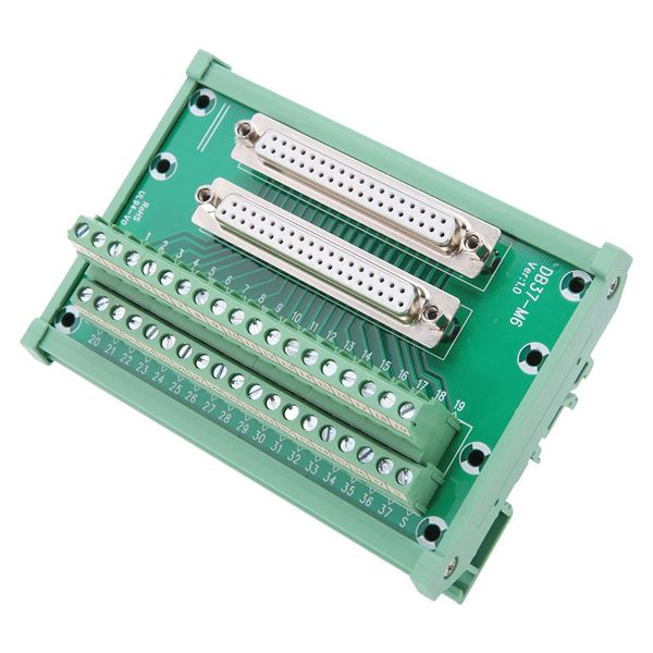 DB37-M6 Guida Din, Modulo Di Interfaccia Per Montaggio Su Guida Din, Morsettiera, Scheda Morsettiera, Connettore Per Scheda Morsettiera-image