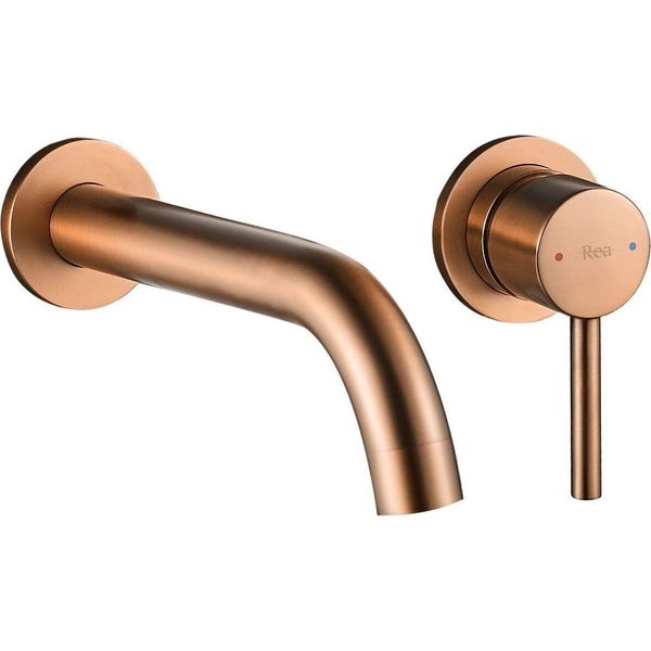 Rubinetto Da Incasso Rea Lungo Copper Brusht + Box-image