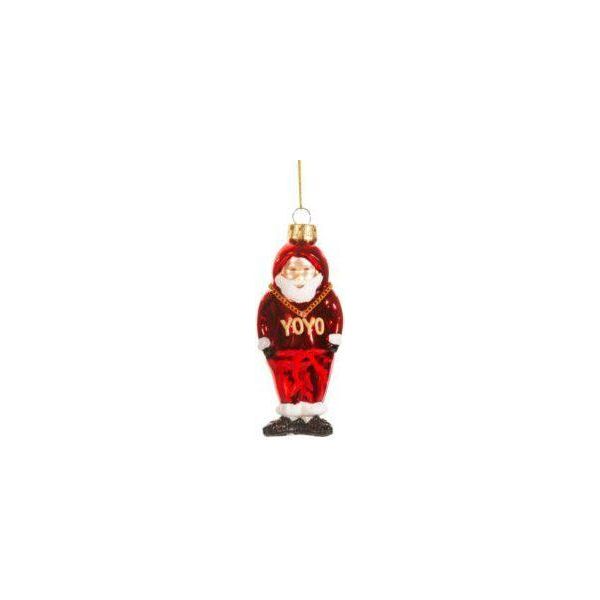 Babbo Natale Come Gingillo Di Natale Rapper - Sass & Belle-image