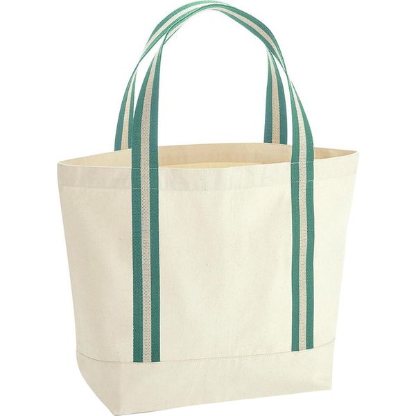 Westford Mill - Borsa A Tracolla "Earthaware"", Cotonelogico PC4973 (Taglia Unica) (Naturale/Verde Salvia)"-image