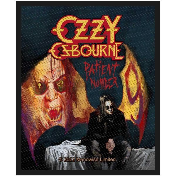 Ozzy Osbourne - Toppa "Patient No.9"" - Poliestere RO3042 (Taglia Unica) (Multicolore)"-image