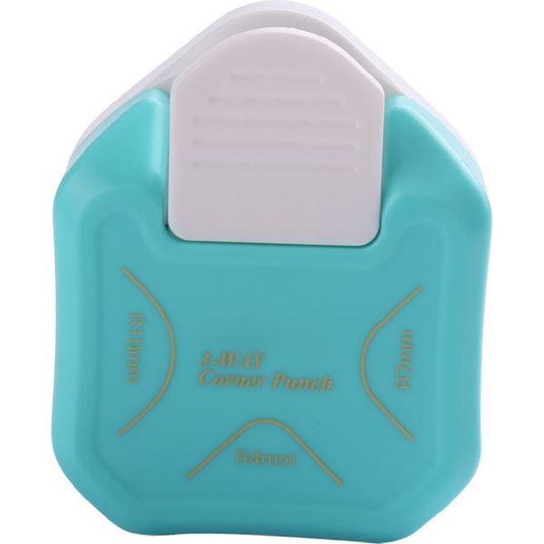 Kw-Trio 3-In-1 Corner Rounder Punch R4/R7/R10Mm Round Corner Trimmer Cutter For Card Photo Paper Laminating Pouches-image