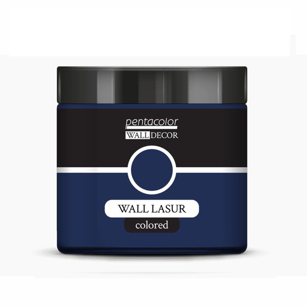 Pentart Smalto Murale Colorato 500 Ml, Blu Acciaio-image