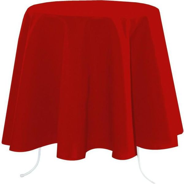 Tovaglia Antimacchia Nelson Round 180 Cm Red Modern-image