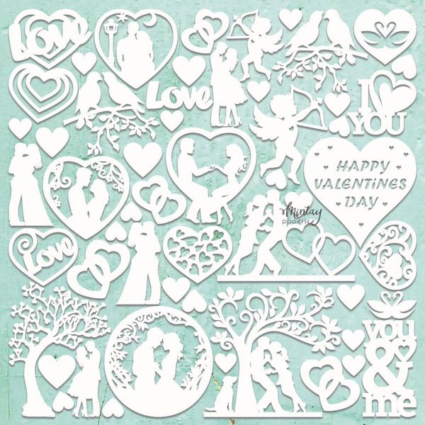 Mintay Chippies - Decorazione In Truciolato Fustellato - San Valentino-image