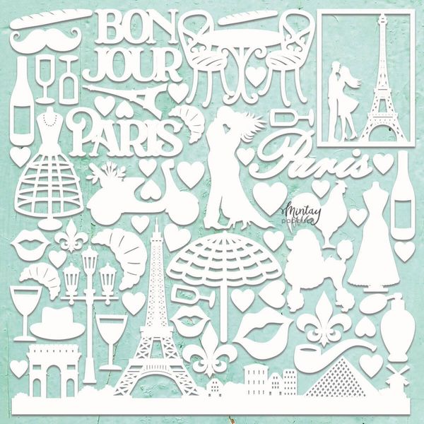 Mintay Chippies - Decorazione In Truciolato Fustellato - Parigi-image