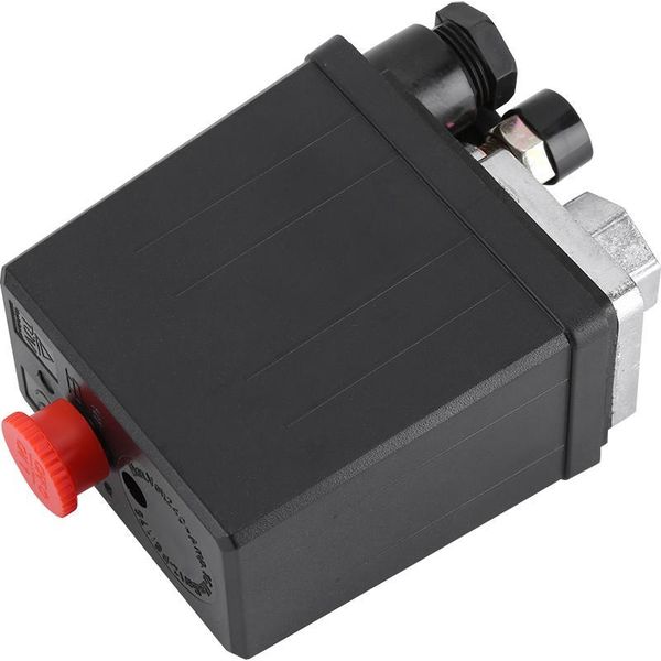 Regolatore Della Valvola Del Pressostato Del Compressore D'aria 90-120 Psi Con Doppio Indicatore-image