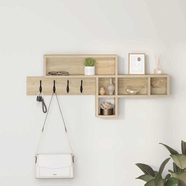 Maison Exclusive - Comodino A Muro In Rovere Sonoma 100 X 12 X 43,5 Cm-image