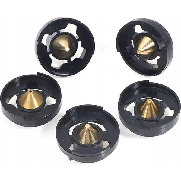 Rosfix Set Di Ugelli Per Verniciatura A Spruzzo 1,0 – 2,5 Mm – Per Spruzzatori E Pistole A Spruzzo | 5 Pezzi | Precisione, Durevole, Facile Da Pulire-image