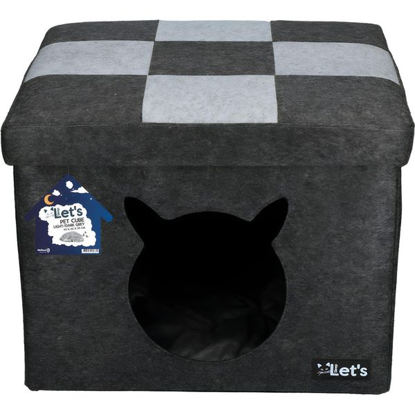 Dormiamo Pet Cube Grigio Chiaro/Scuro-image