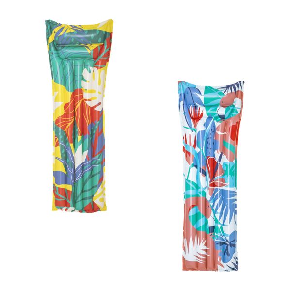 Materassino Gonfiabile Bestway 44033, Fashion Floating Mat, Colori Assortiti, Per Acqua, 183X69 Cm-image