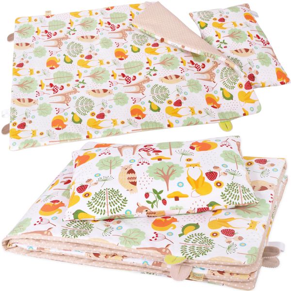 Bobo Biancheria Da Letto Per Bambini 135X100 Cm A 2 Fili Con Imbottitura Per La Casa E L'asilo In Cotone - Foresta Glade-image