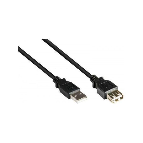 Good Connections 2511-OF5S Good Connections USB2.0 VerläNgerung A-St.-A-Bu. Schw. 5M-image